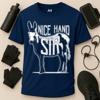 Nice Hand Sir Donkey Poker Funny Gambling Design Cooling Performance Crew T-Shirt