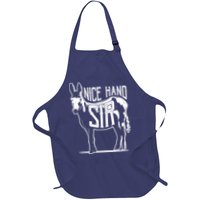 Nice Hand Sir Donkey Poker Funny Gambling Design Apron