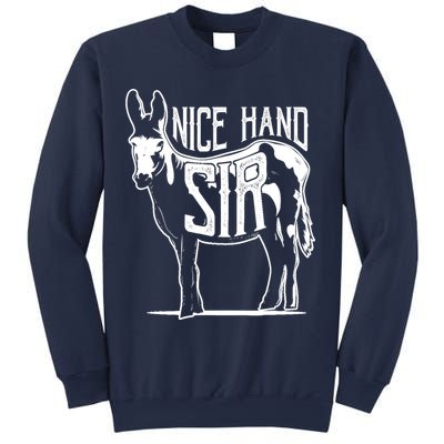 Nice Hand Sir Donkey Poker Funny Gambling Design Sweatshirt