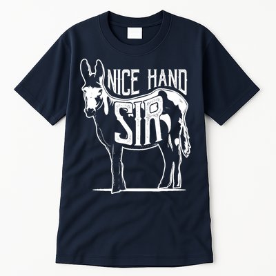 Nice Hand Sir Donkey Poker Funny Gambling Design Tall T-Shirt