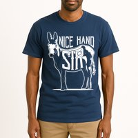 Nice Hand Sir Donkey Poker Funny Gambling Design Tall T-Shirt