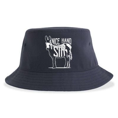 Nice Hand Sir Donkey Poker Funny Gambling Design Sustainable Bucket Hat
