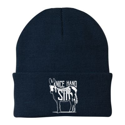 Nice Hand Sir Donkey Poker Funny Gambling Design Beanie