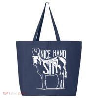 Nice Hand Sir Donkey Poker Funny Gambling Design 25L Jumbo Tote