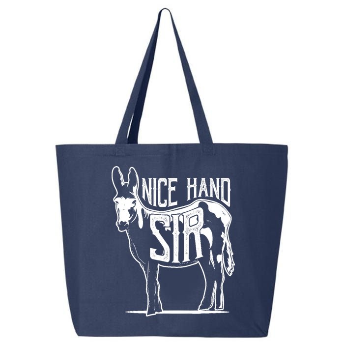 Nice Hand Sir Donkey Poker Funny Gambling Design 25L Jumbo Tote