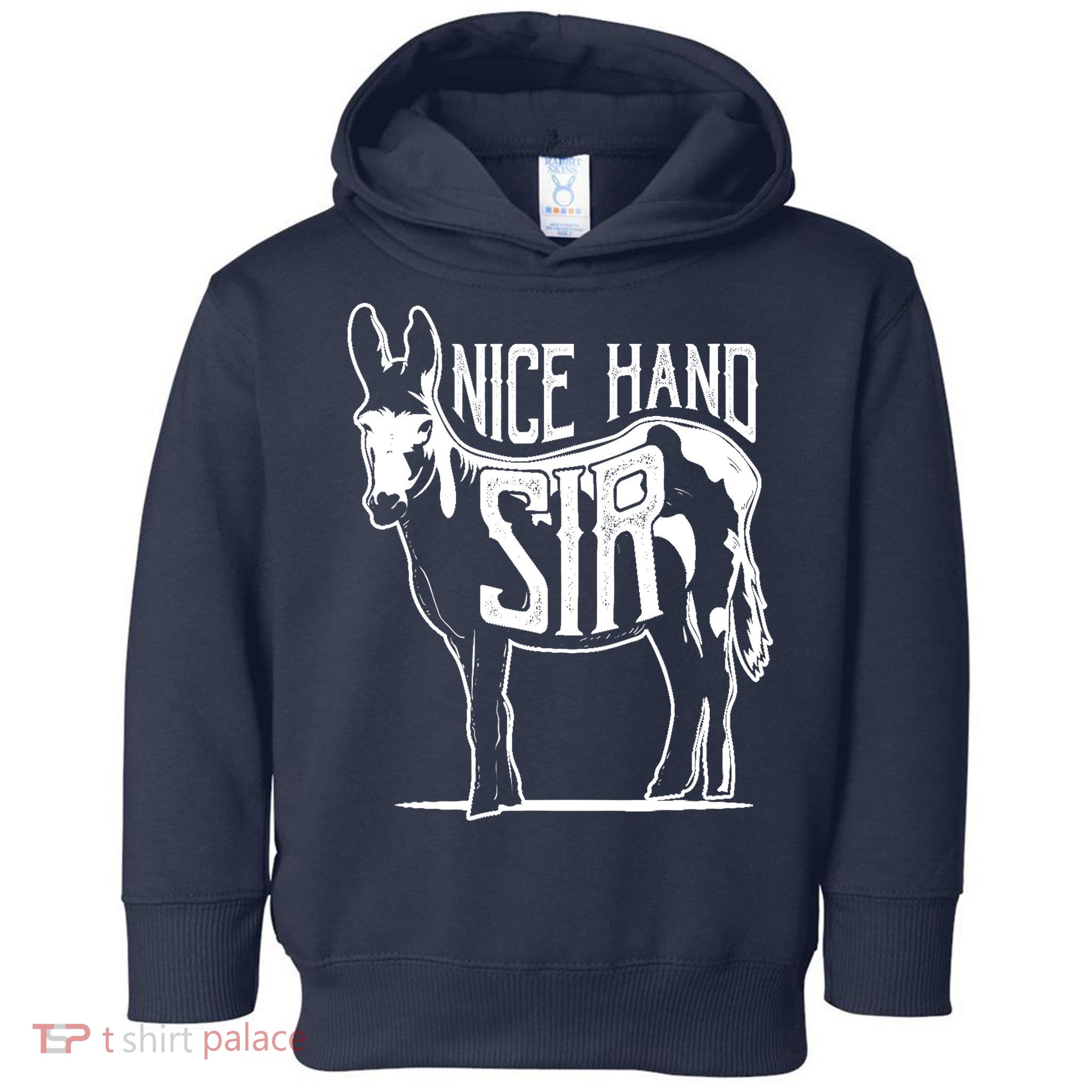 Nice Hand Sir Donkey Poker Funny Gambling Design Toddler Hoodie