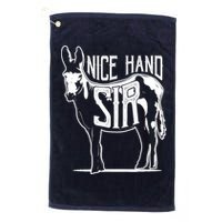 Nice Hand Sir Donkey Poker Funny Gambling Design Golf Towel