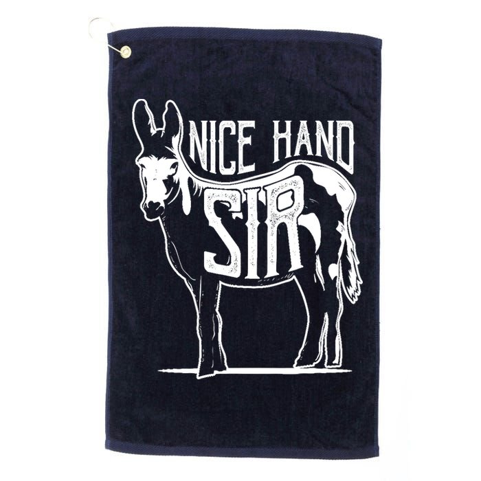 Nice Hand Sir Donkey Poker Funny Gambling Design Golf Towel