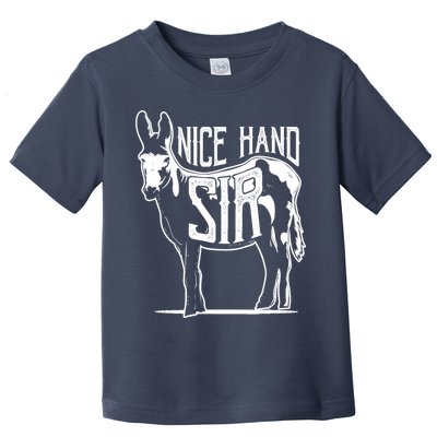 Nice Hand Sir Donkey Poker Funny Gambling Design Toddler T-Shirt