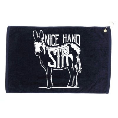 Nice Hand Sir Donkey Poker Funny Gambling Design Grommeted Golf Towel