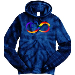 Neurodiversity Heart Symbol Tie Dye Hoodie