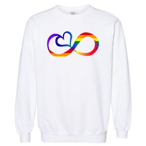 Neurodiversity Heart Symbol Garment-Dyed Sweatshirt