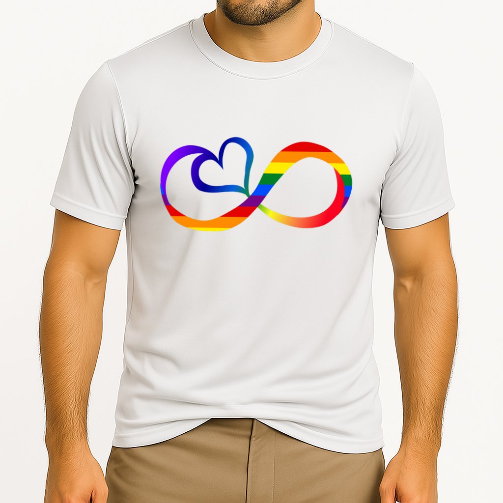 Neurodiversity Heart Symbol Cooling Performance Crew T-Shirt