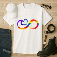 Neurodiversity Heart Symbol Tall T-Shirt