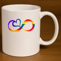 Neurodiversity Heart Symbol 11oz C Handle Ceramic Mug