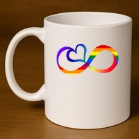 Neurodiversity Heart Symbol 11oz C Handle Ceramic Mug