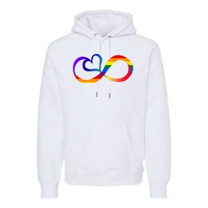 Neurodiversity Heart Symbol Premium Hoodie