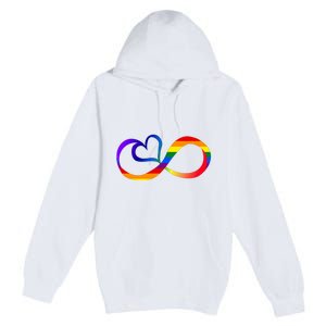 Neurodiversity Heart Symbol Premium Pullover Hoodie