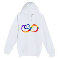 Neurodiversity Heart Symbol Premium Pullover Hoodie