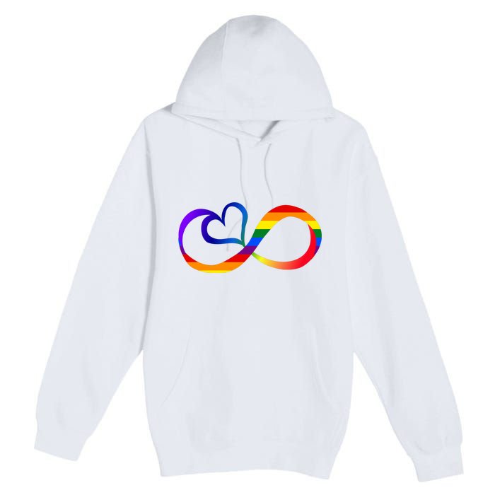 Neurodiversity Heart Symbol Premium Pullover Hoodie