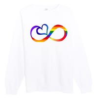 Neurodiversity Heart Symbol Premium Crewneck Sweatshirt