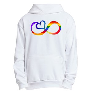 Neurodiversity Heart Symbol Urban Pullover Hoodie