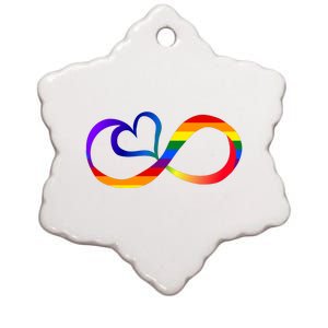 Neurodiversity Heart Symbol Ceramic Star Ornament