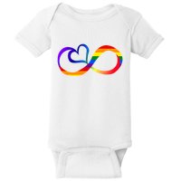 Neurodiversity Heart Symbol Baby Bodysuit