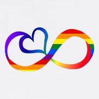 Neurodiversity Heart Symbol Baby Bodysuit