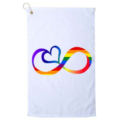 Neurodiversity Heart Symbol Platinum Collection Golf Towel