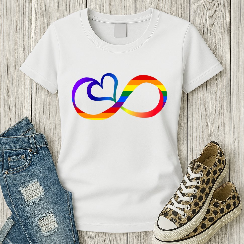Neurodiversity Heart Symbol Womens T-Shirt