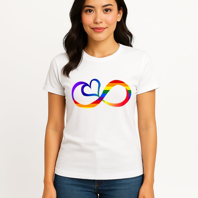 Neurodiversity Heart Symbol Womens T-Shirt