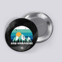 New Hampshire State Retro Vintage Button