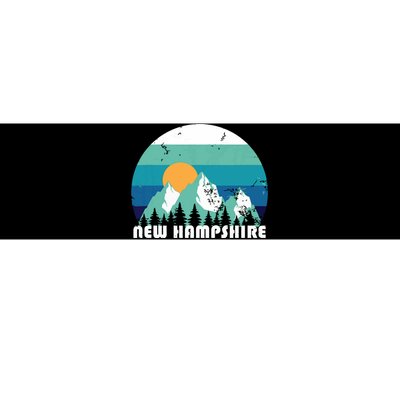 New Hampshire State Retro Vintage Bumper Sticker