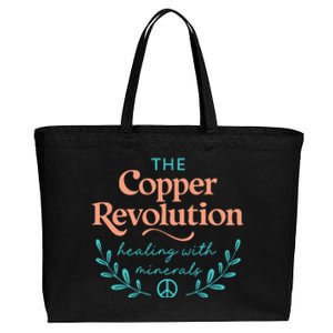 Natural Health Supporters Mindfulness Cotton Canvas Jumbo Tote