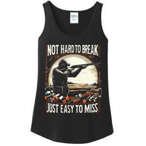 Not Hard To Break Easy To Miss Ladies Essential Tank