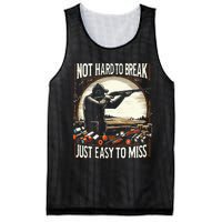 Not Hard To Break Easy To Miss Mesh Reversible Basketball Jersey Tank