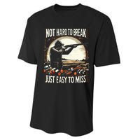 Not Hard To Break Easy To Miss Performance Sprint T-Shirt