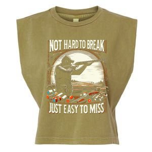 Not Hard To Break Easy To Miss Garment-Dyed Women's Muscle Tee