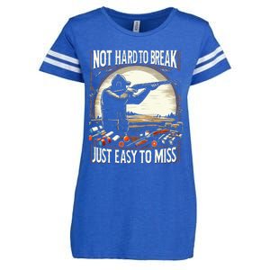 Not Hard To Break Easy To Miss Enza Ladies Jersey Football T-Shirt