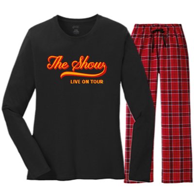 Niall Horan The Show Live On Women's Long Sleeve Flannel Pajama Set 