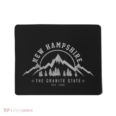 New Hampshire The Granite State Est. 1788 Mountains Gift Mousepad