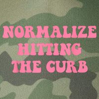 Normalize Hitting The Curb Funny Apparel Legacy Tie Dye Trucker Hat