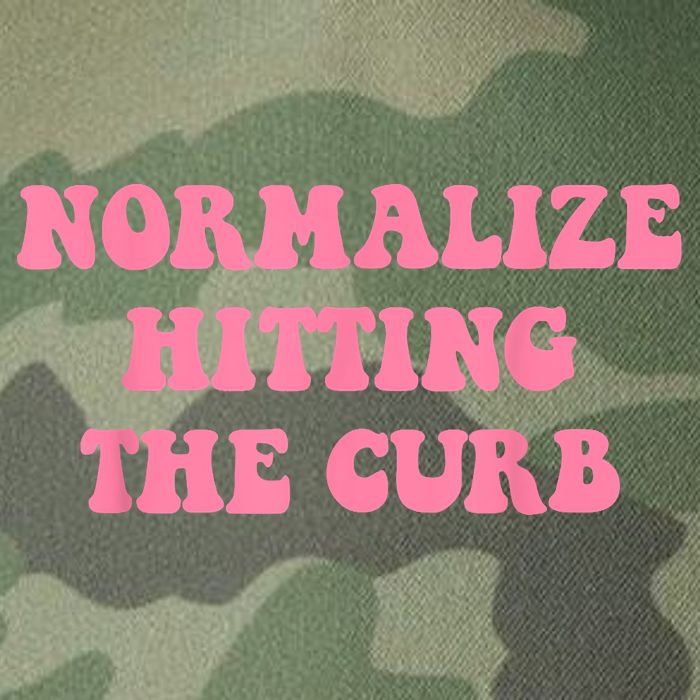 Normalize Hitting The Curb Funny Apparel Legacy Tie Dye Trucker Hat