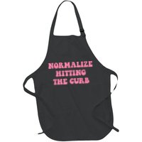 Normalize Hitting The Curb Funny Apparel Apron