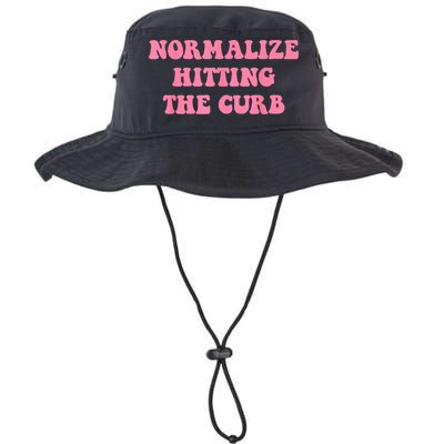 Normalize Hitting The Curb Funny Apparel Bucket Hat