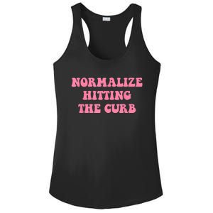 Normalize Hitting The Curb Funny Apparel Ladies PosiCharge Competitor Racerback Tank