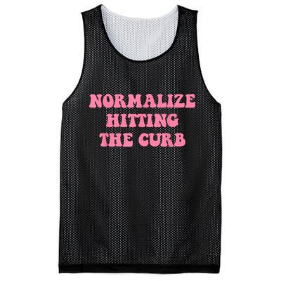 Normalize Hitting The Curb Funny Apparel Mesh Reversible Basketball Jersey Tank