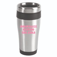 Normalize Hitting The Curb Funny Apparel 16oz Travel Tumbler