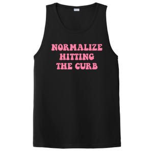 Normalize Hitting The Curb Funny Apparel PosiCharge Competitor Tank